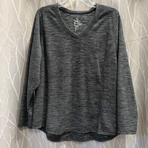 made for life Gray Knit Crewneck Top Ladies Size 1X